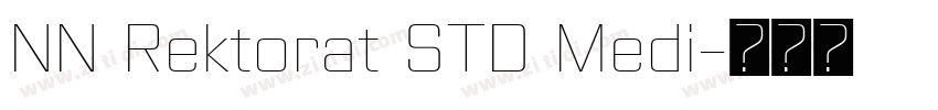 NN Rektorat STD Medi字体转换